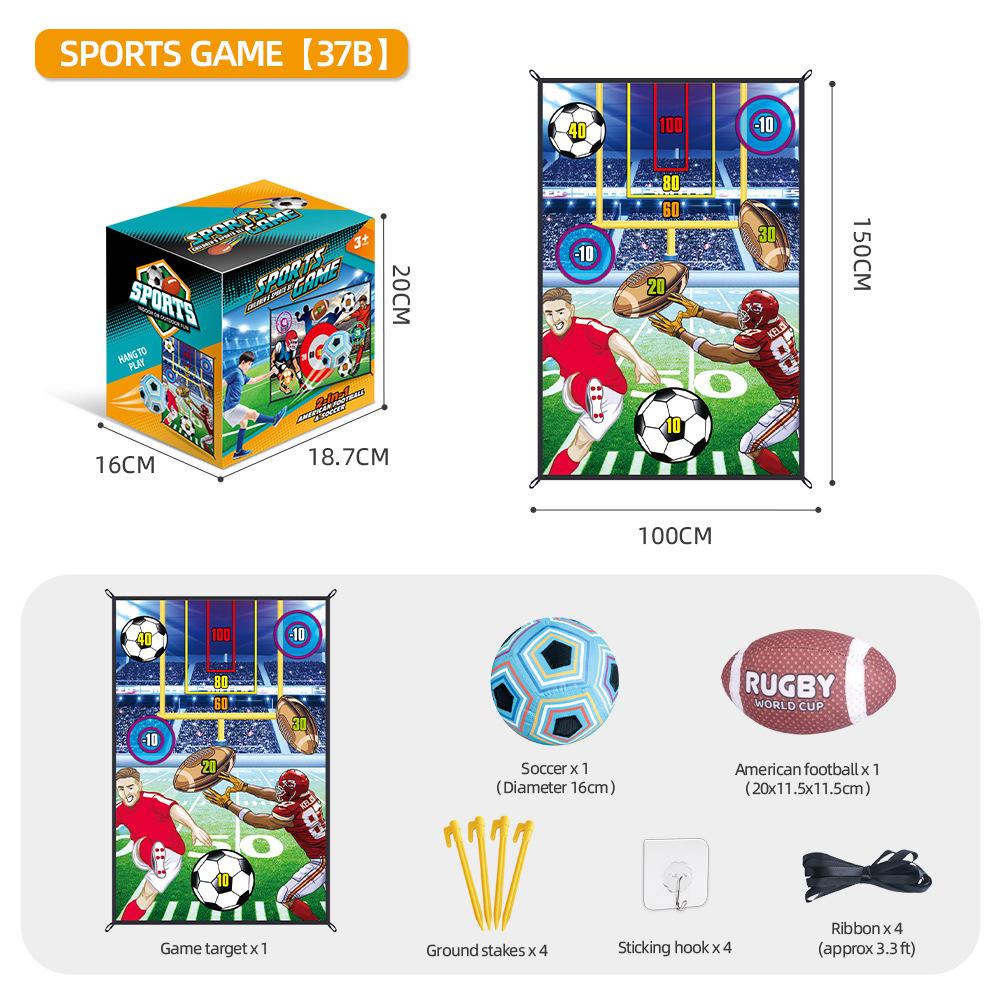 

Американский футбол Футбол 2 в 1 Спортивная игрушка-метание, костюм для родителей и детей, игрушка для метания 37B#