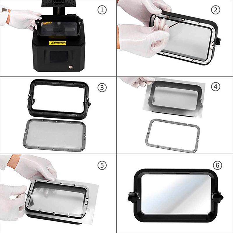 2 szt. folii FEP do drukarki Anycubic Photon Mono X, do części drukarki Elegoo Saturn