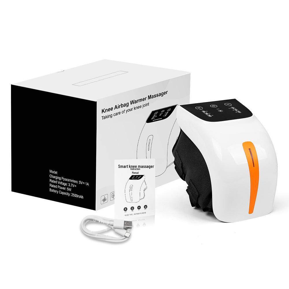 Far Infrared Electric Heating Knee Massager for Pain Relief and Therapy