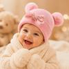 Hip Hop Baby Winter Hats Double Pom-Pom Warm Bonnet Fashion Children Beanie Caps  Outdoor