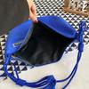 Nowe torby na ramię z nylonu, vintage, jednolity kolor, torba typu hobo, swobodna, duża pojemność, torba diagonalna, modna, uniwersalna torebka damska