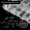 100Pcs Clear Natural Nail Extension Nail Art False Toe Nails Foot Tips Toenail Tablet Toe NailsTips