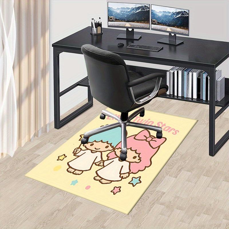 

Office Rug Little Twin Stars, Anime Characters Anti-Slip Rug, Machine Washable for Living Room, Bedroom, Office, Multiple Sizes, Bedroom Mat, Decorati 60cm by 90cm