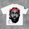 Kendrick Lamar Graphic T Shirt Rap Hip Hop Vintage Streetwear Cotton Tee S-4XL