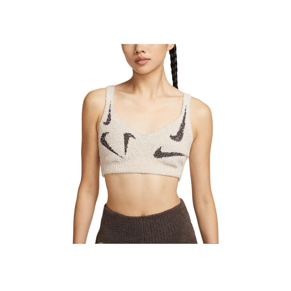 Nike Einfache Lässige Gestrickte Weste Damen Tops Weiß FD4275-104