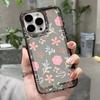 Phone Case For Iphone 17 16 Pro Max 15 14 13 12 11 Plus 16 17 Soft Cover Pink Flowers For Iphone Air Case Cover
