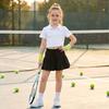 Mädchen Farbe Elastische Taille Sportlicher Rock mit Shorts für Sport, Spiel und Alltagsoutfits