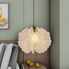 Modern French Cream Pendant Lights: Minimalist Bedside and Hallway Fixtures