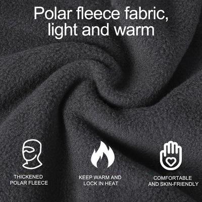 Fleece Hat&scarf Set Thermal Head Cover ,Winter Warm Balaclava Face Mask Sports Cycling Bonnet Neck Protector