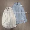 Xiao Wang's Korean Style Loose Plus Size Casual Long Sleeve Shirt for Women (82140 Spring/Summer)
