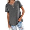 BITCED Women's Fashion Casual  Short Sleeve V Neck Blouses & Shirts International Design