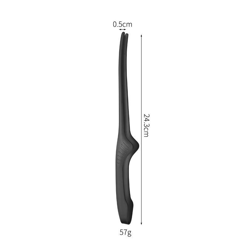 Silver Stainless Steel Bbq Tongs Non Slip Easy Clean Reusable Cooking Utensils For Serving Food Camping Bbq Buffet Oven Tools