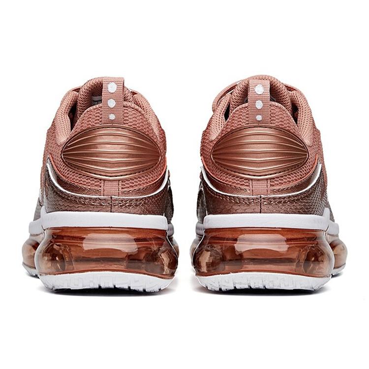 Anta Comfortable Cushioning Slip Resistant Abrasion Resistant Breathable Low Top Casual Shoes Women's Rose Gold 922125506-4