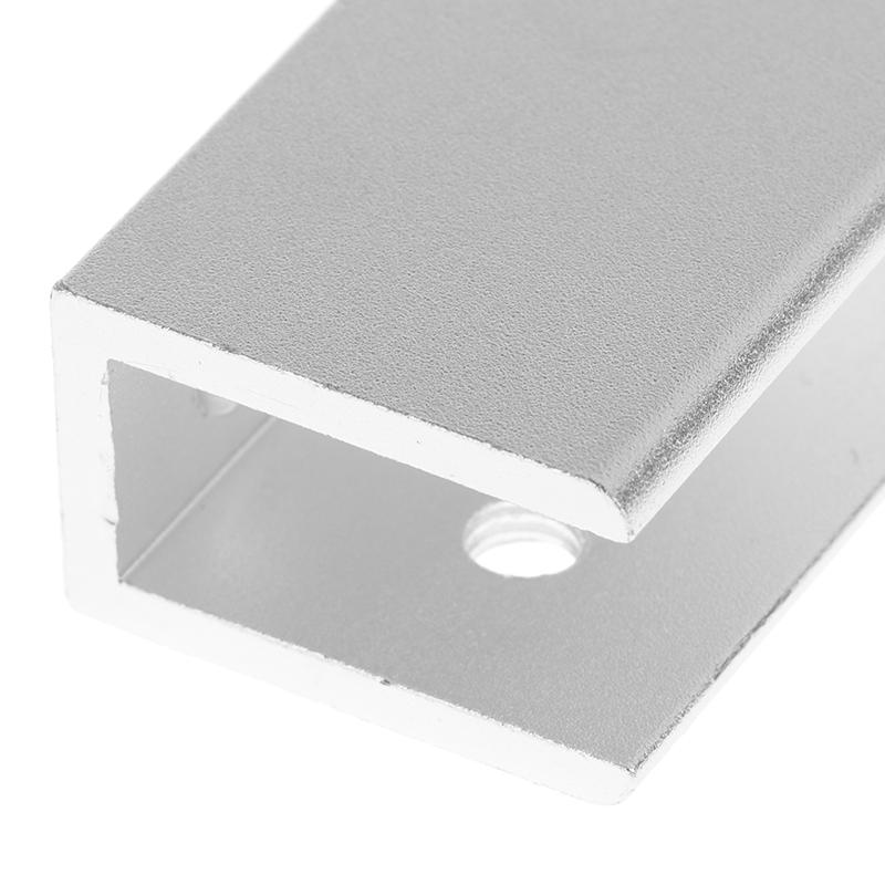 4 st Kvadratiska Glasklämmor Glasfäste Hållare Hyllklämma Aluminiumfäste Stöd För 5 mm 6 mm 8 mm 10 mm 12 mm Tjockleksskiva