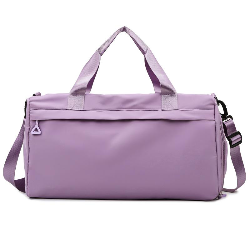 Dry and wet separation yoga bag fashionable simple wind fitness bag candy color fashion handbag