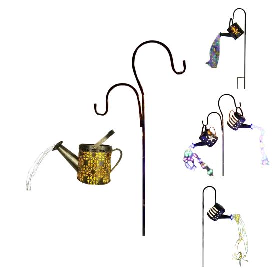 Watering Can Solar Light Outdoor Landscape Solar Light IP65 Waterproof Garden Decor Light with Stake for Yard Patio Lawn Decoration