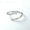 Adjustable Bamboo-Inspired Knuckle Ring for Women - Japanese & Korean Style