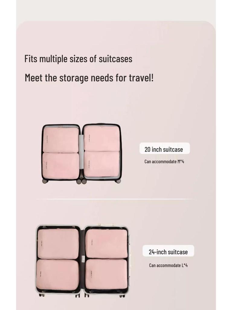 Portable Travel Compression & Clothing Organizer Bag – Large Capacity