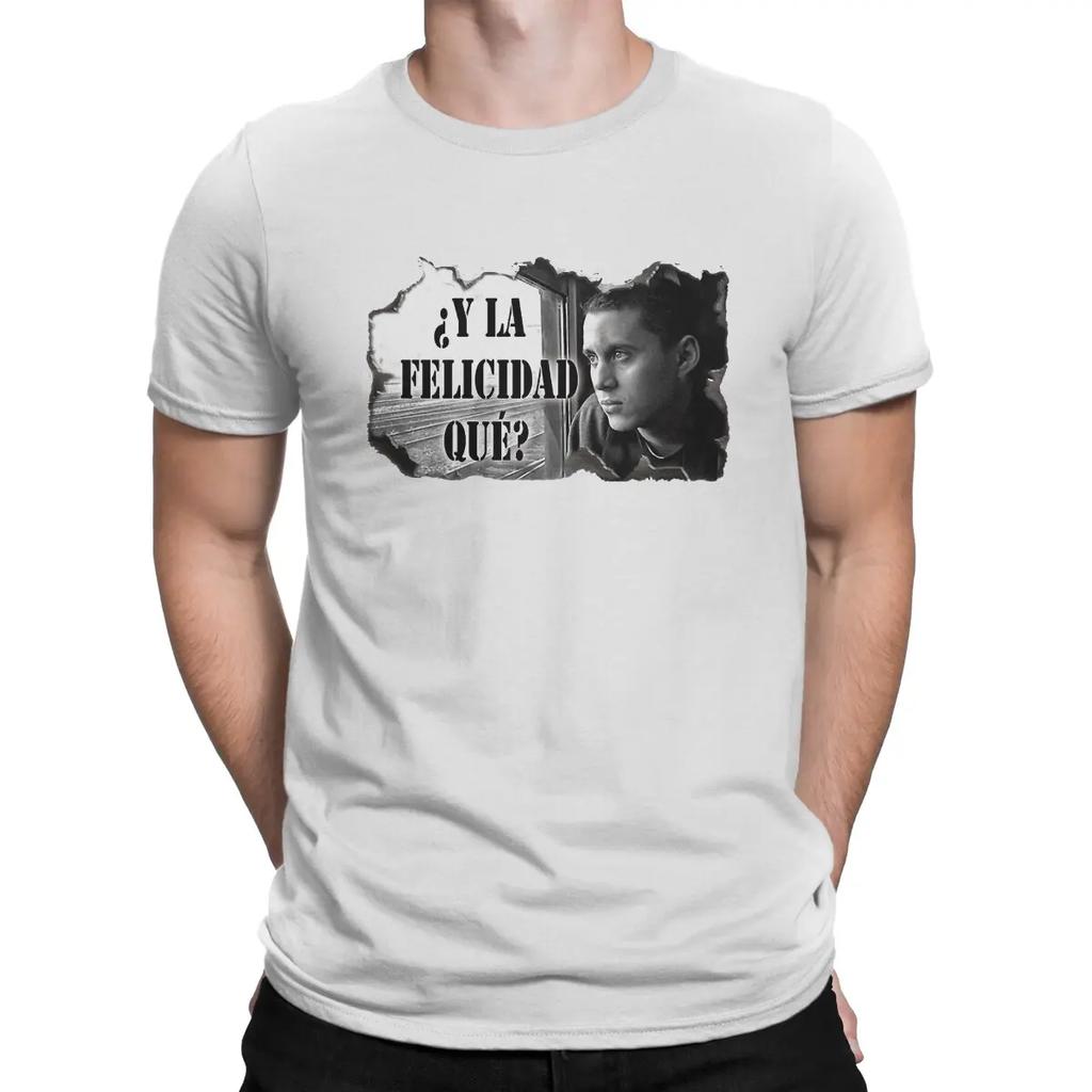 Summer Harajuku Custom Funny What Happiness for Men Crewneck Pure Cotton T Shirt Canserbero Short Sleeve Tees Printed Clothes