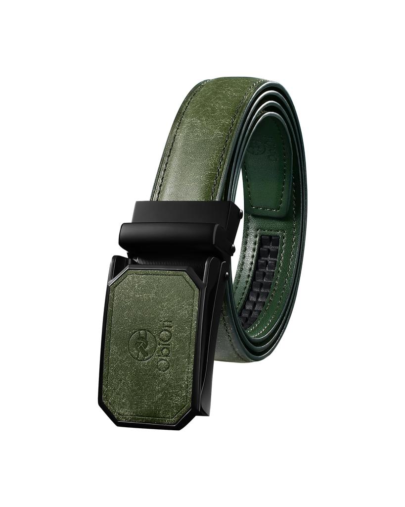 ObiOri Genuine Pueblo Leather Made In Continuously No Easy To Adjustable Box Included Men's Belt, Japan, Auto-Lock, Adjustable, Holes, Casual,