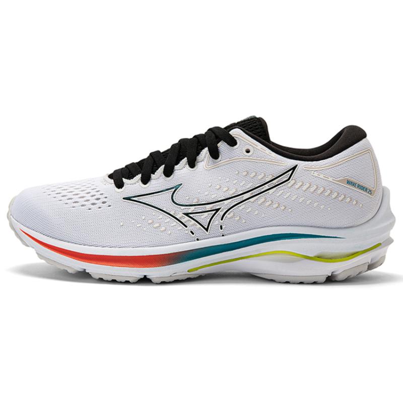 

Mizuno Wave Rider 25 White Black Sneakers J1GC210509 40