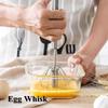 10inch Stainless Steel Kitchen Semi-Automatic Egg Beater Whisk Milk Mixer Cooking Tool