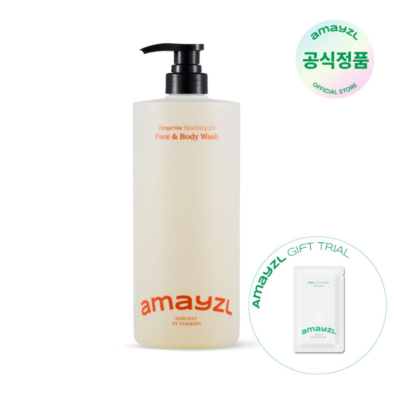 AMAYZL Tangerine Sparkling Face & Body Wash 1L