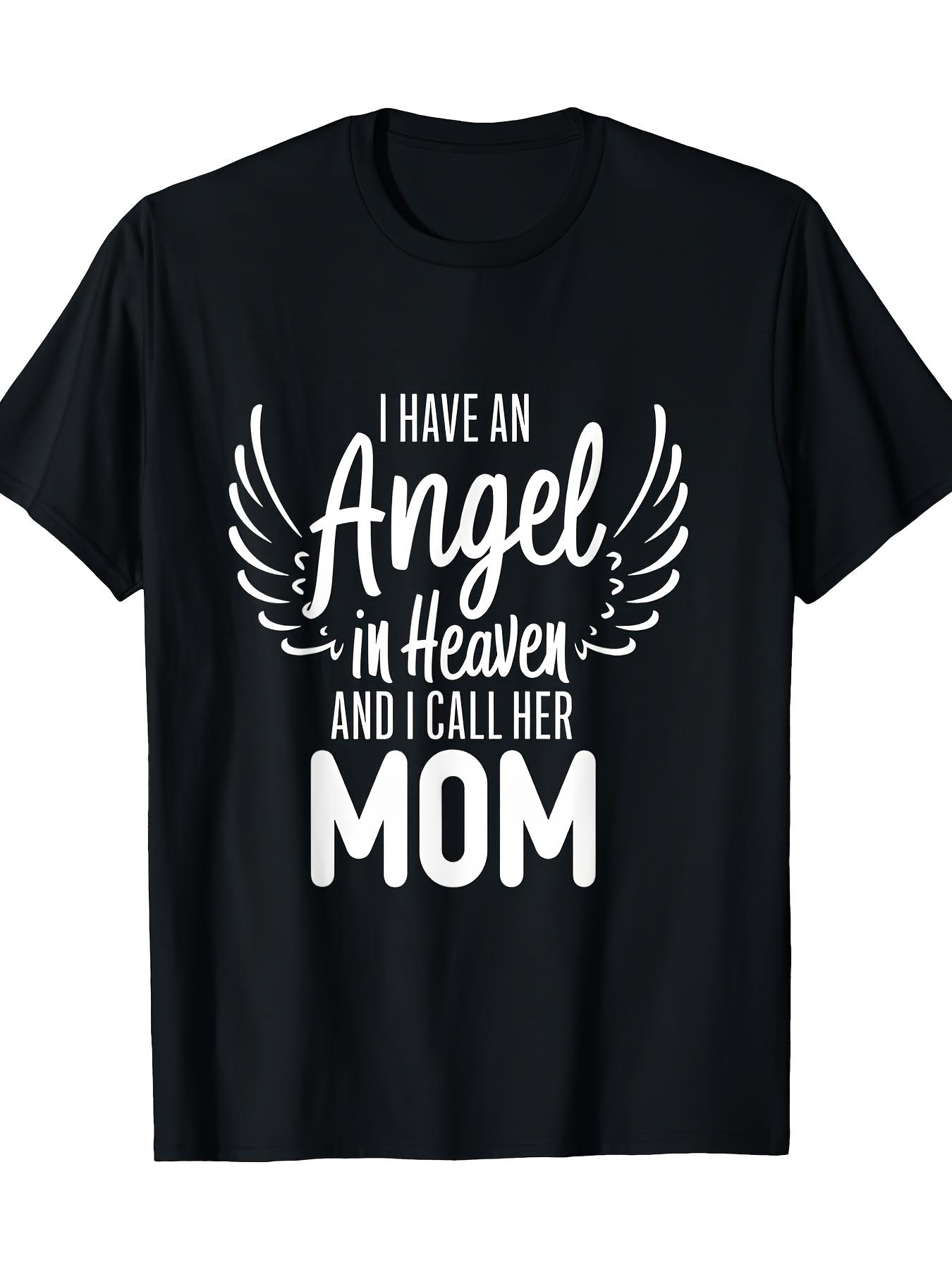

Women s T-Shirt Y2K Angel in Heaven Mom Black 4XL