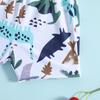 Badehose für Jungen mit Dinosaurier-Print, schnelltrocknend, für Kinderschwimmen und heiße Quellen