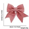 Pearl Stylish Cotton Glitter Bow Ornaments Ideal For Holiday Decor And Diy Projects Craft