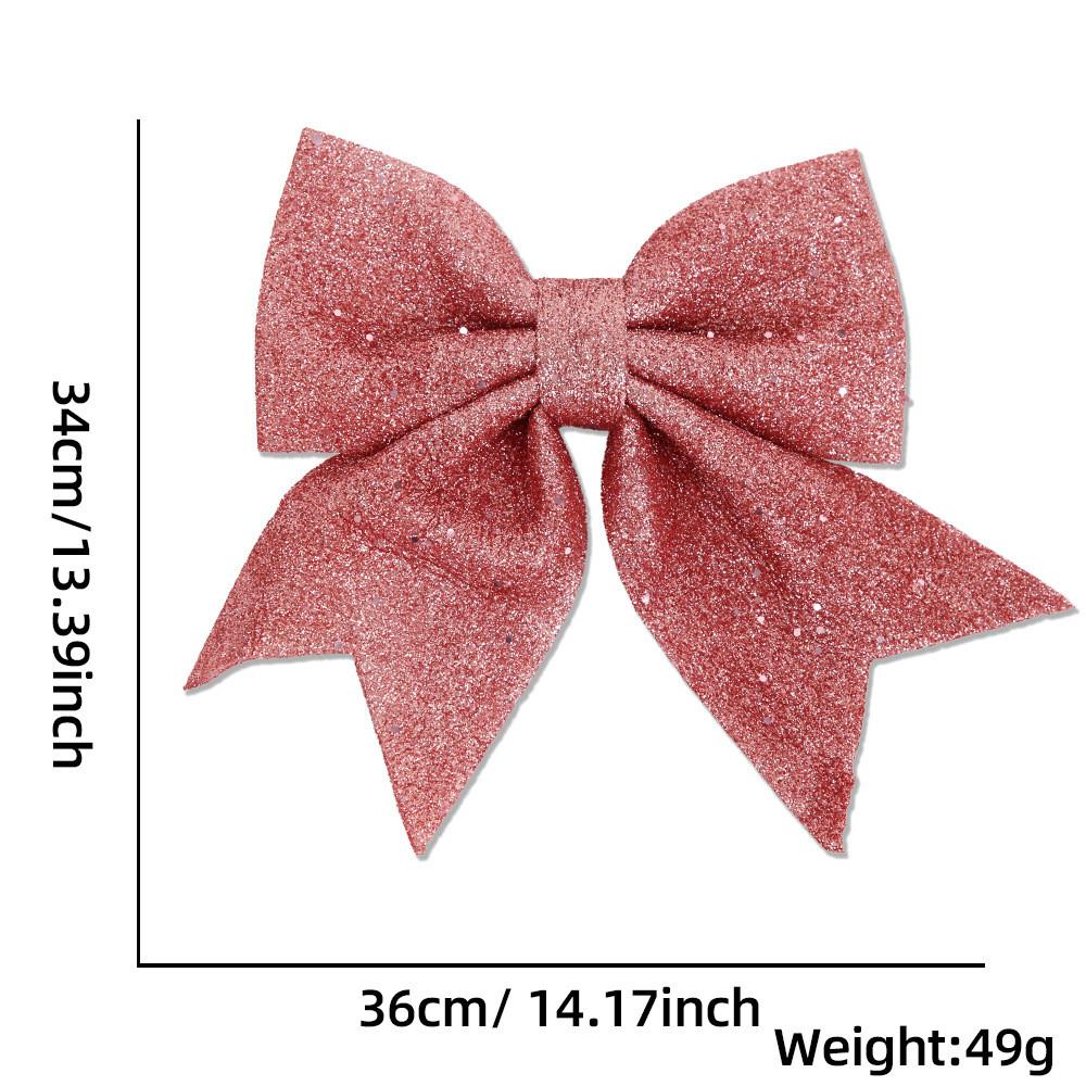 Pearl Stylish Cotton Glitter Bow Ornaments Ideal For Holiday Decor And Diy Projects Craft