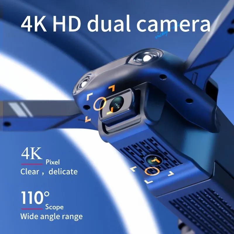 V13 Mini Drone 4K HD Professional With 1080P Dual Camera 2.4G WIFi FPV Dron Foldable RC Quadcopter Gift Toy