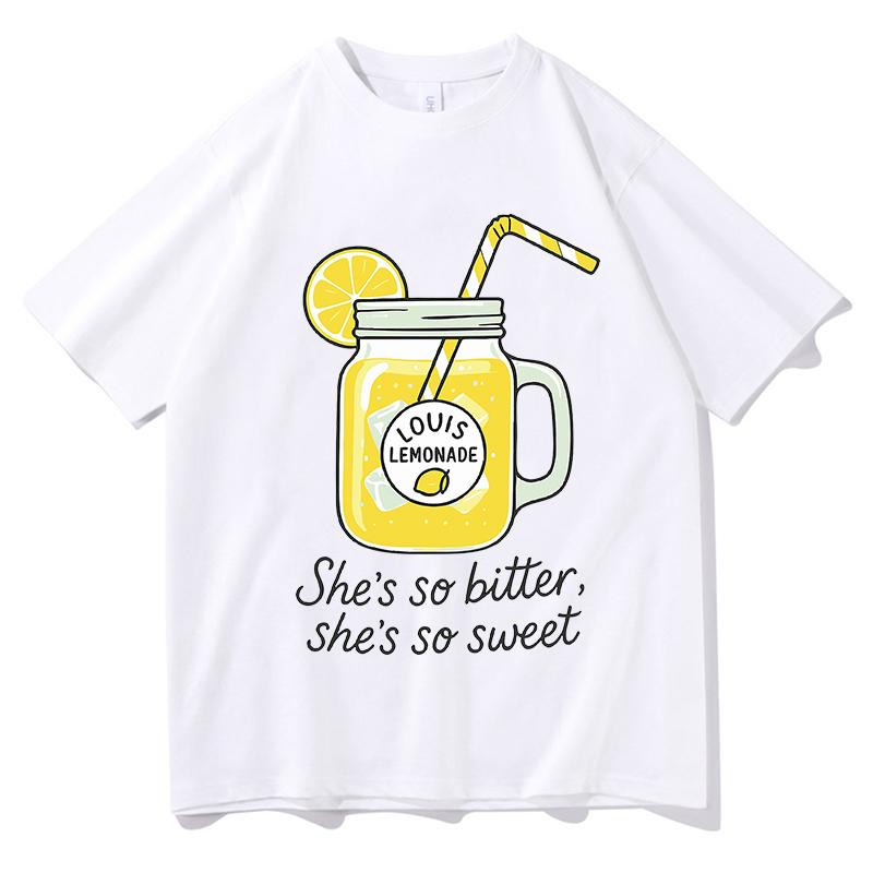 

Vintage Louis Tomlinson Lemonade Album 2025 New T Shirts Mens Gothic Hip Hop Shes Bitter Tshirts Cotton Tees Streetwear S