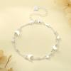 925 Sterling Silver Hand Bracelet Star Moon Bracelets For Women Couple Elegant Jewelry Accessories Jewellery Money 925