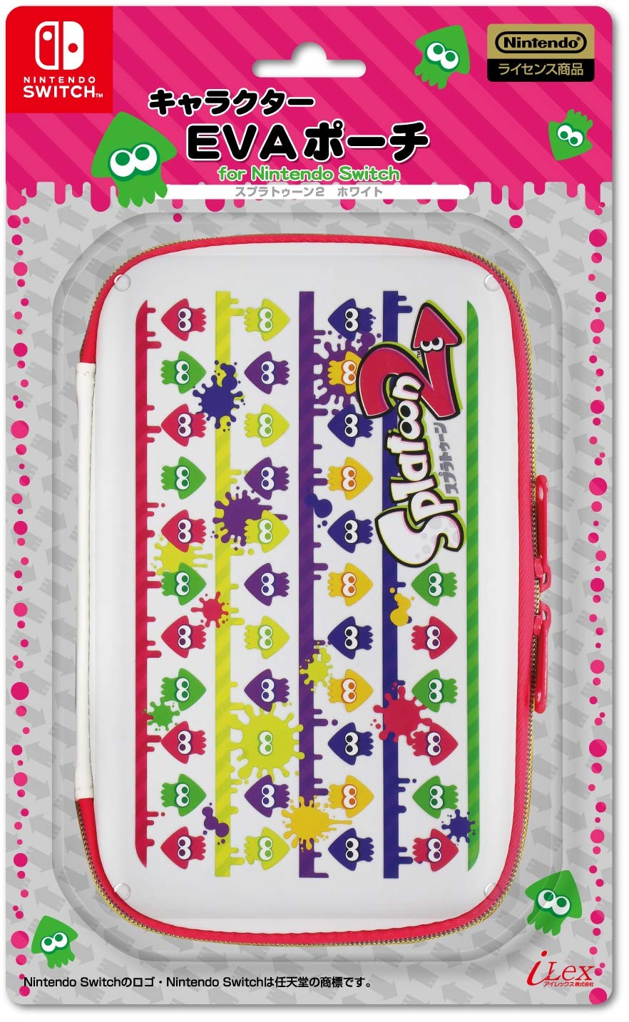 

Licensed Character EVA Pouch for Nintendo Switch 2 Switch [Nintendo Product] Splatoon (White) -