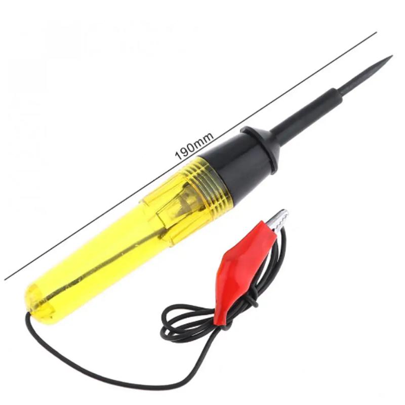 6V-24V Middle Size Voltage Circuit Tester Cars Test Volt Meter Long Probe Pen Light Bulb Automobile Maintenance Tools for Cars