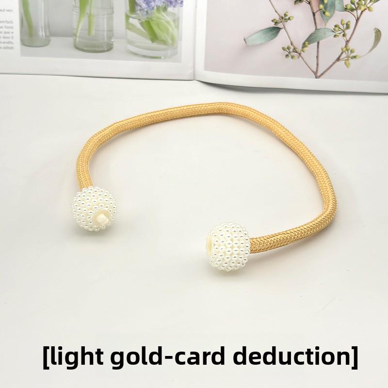 

Зажим для штор «Жемчуг», Веревка для подвязывания штор, Лента для подвязывания штор, Неперфорированные шторы, Вспомогательные материалы и аксессуары 2pcs