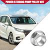 90305PAAA01 90305P0G003 Power Steering Pump Pulley Nut for Honda Accord 1995-2012 for Honda Civic 1996-2011 / Inner/Durable Metal/ 1 Pcs Silver Tone