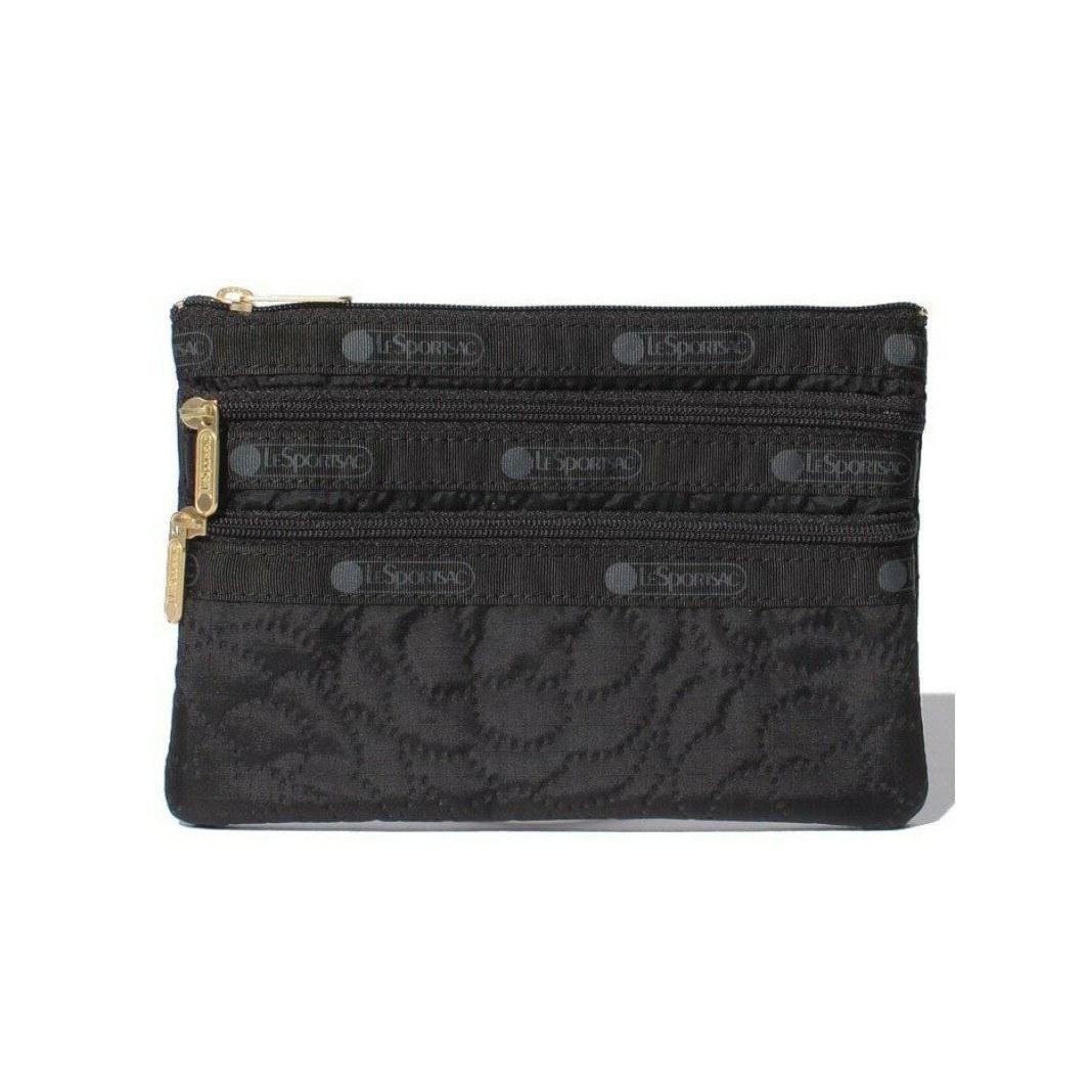 LeSportsac Pouch WalletPouchCase Black