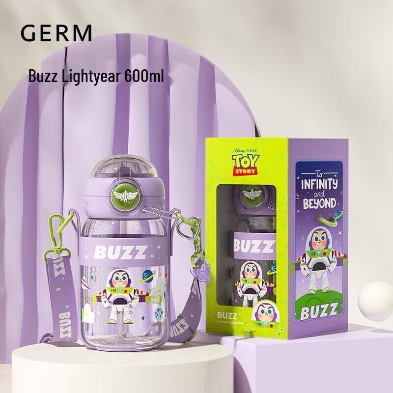 Geni Toy Story Buzz Lightyear Straw Water Bottle