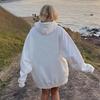 Men's Thickened Oversized Velvet Hoodie - Unisex Sweatshirt, Large Size