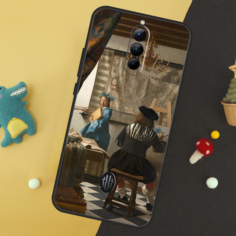 Johannes Vermeer Case For ZTE Nubia Red Magic 8 8S 9 Pro Plus RedMagic 6 7 Pro 6S 7S Pro 5S 6R 5G Back Cover
