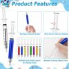 24Pcs Syringe Pen, Multi-Color Retractable Fun Nurses Week Gifts Bulk, Black Ink Novelty Pens Set, Nurse Accessories for Work and Nursing School