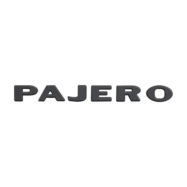 

1 шт. Металевий логотип Літера Для Pajero Mitsubishi 3D Емблема Наклейки на задню кришку багажника автомобіля Напис на капоті Значок Автоаксесуари Стайлінг