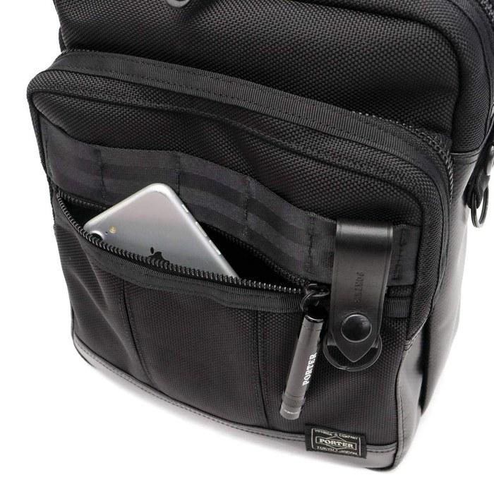 Porter Heat Shoulder Bag 703-06976 (Black) 9.3" x 11.2" x Depth