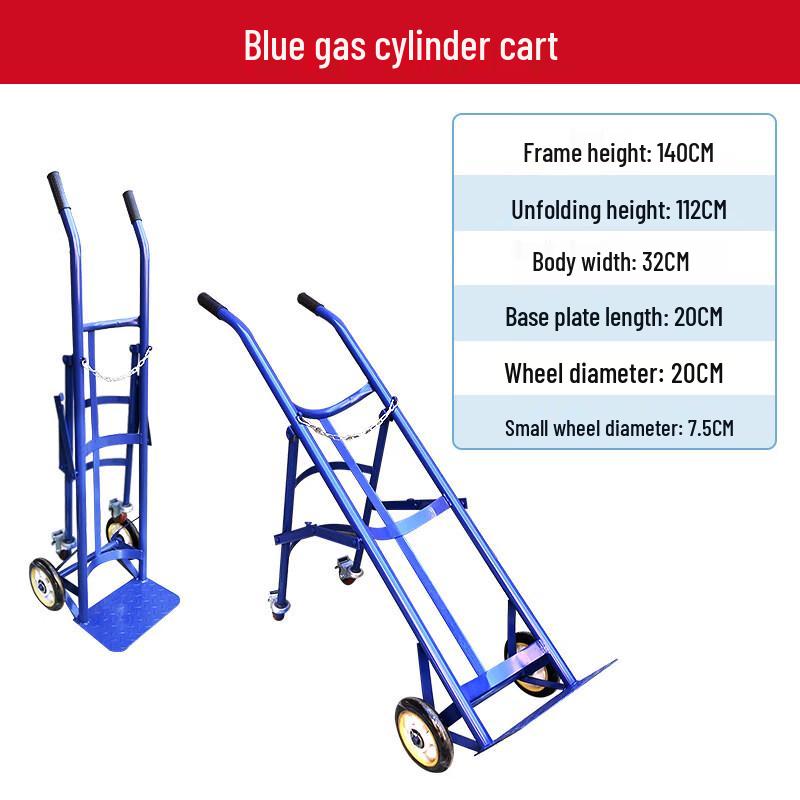 Gas Cylinder Cart with Fixed Bracket