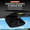 Car glass box sun visor sunglasses car interior driver glasses clip sunglasses clip car storage box glass cup cas cas