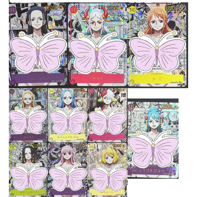 DIY One Piece Self Control Collect Signature Trading Flash Card Anime Cartoon Gift OPGC PSA10 Collectible