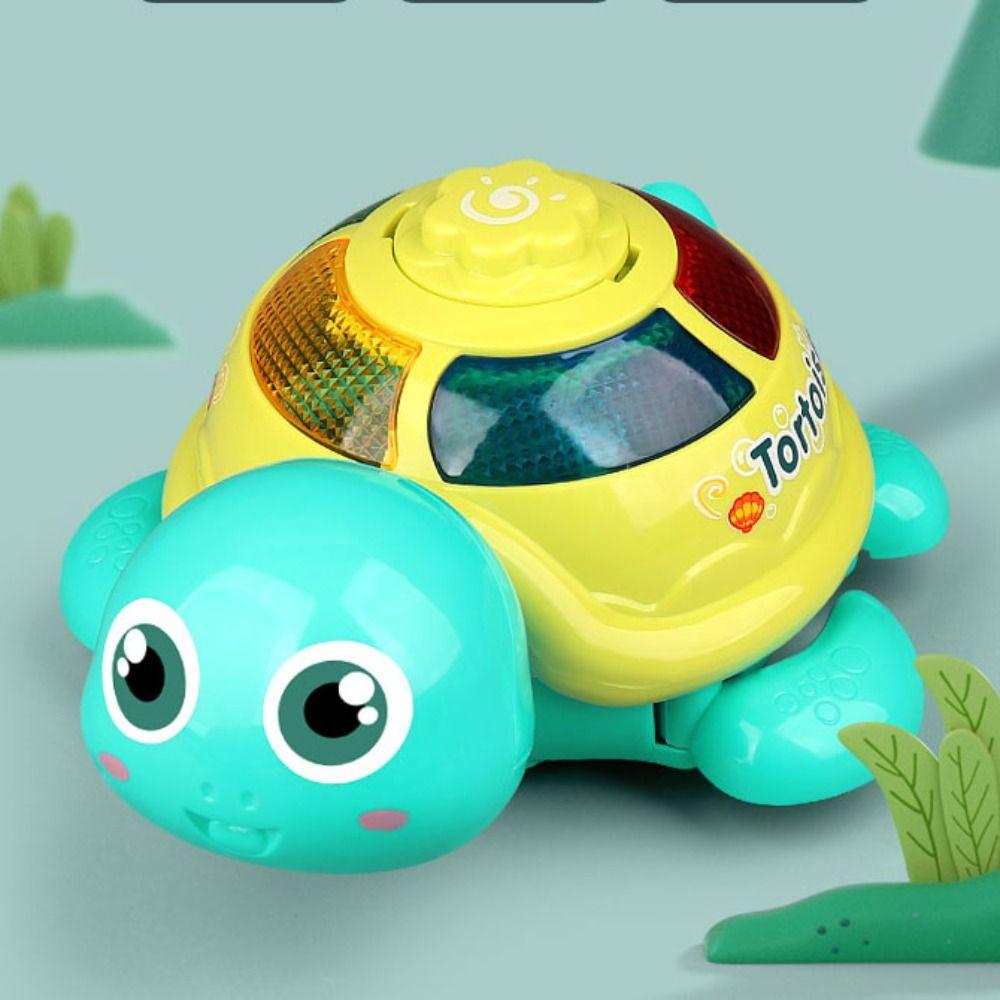 Tartaruga de Plástico Põe Ovos Oys Simulação Tartaruga Musical Brinquedos Crianças Bebês