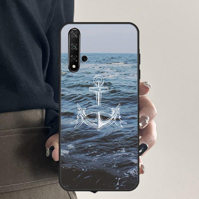Anchor Sea Beach For Huawei Nova 9 10 SE 5T 12s 12i 11i Y91 Y90 Y60 Y70 Y72 Y61 P20 P40 P30 Lite P60 Pro Case